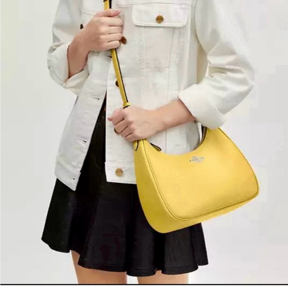Coach Yellow Shoulder Bag and crossbody bag